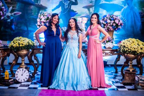 Vestido 15 anos alice no pais das maravilhas store
