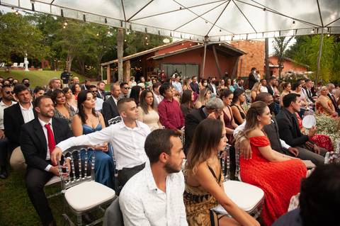 fazenda apoena  -  casamento - casamento annie e Advaldo - casamento na fazenda  - convidados  do lado direito'