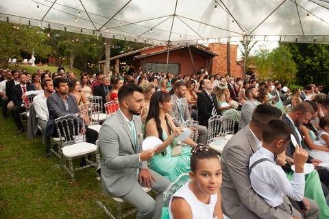 fazenda apoena  -  casamento - casamento annie e Advaldo - casamento na fazenda  - convidados do lado esquerdo '