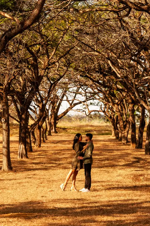  ensaio de casal - casal crente  - pre-wedding - foto criativa - arvores '