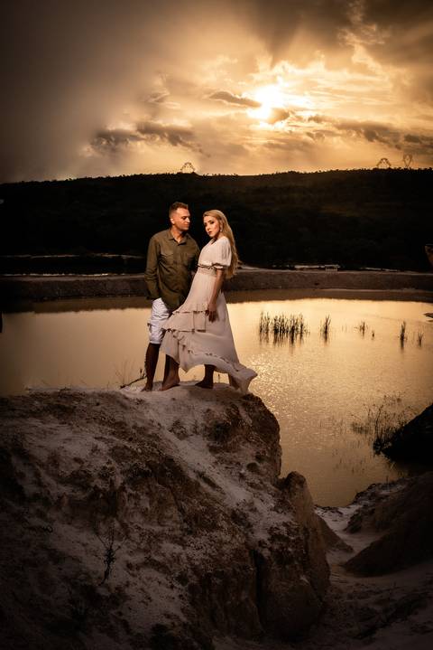 wedding  casal - dunas de areia '