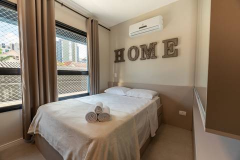 Apartment managed by Best Stay, short-therm rental company, Curitiba, Brazil'