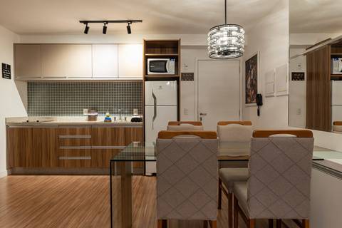 Apartment managed by Best Stay, short-therm rental company, Curitiba, Brazil'