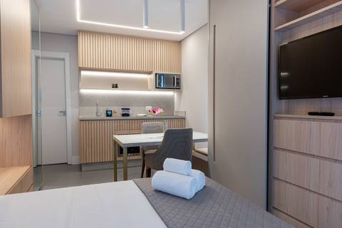 Apartment managed by Best Stay, short-therm rental company, Curitiba, Brazil'