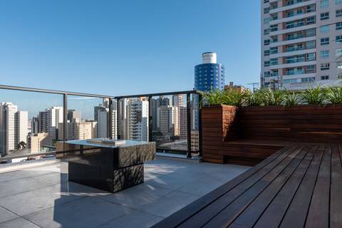 Leisure area in a bulding managed by Best Stay, short-therm rental company, Curitiba, Brazil'