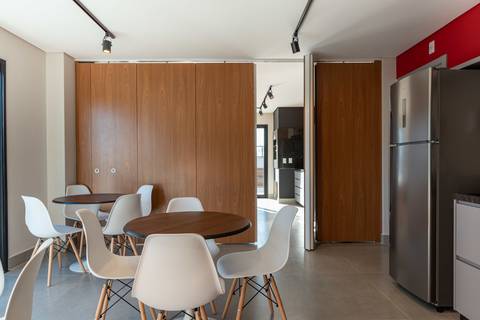 Leisure area in a bulding managed by Best Stay, short-therm rental company, Curitiba, Brazil'