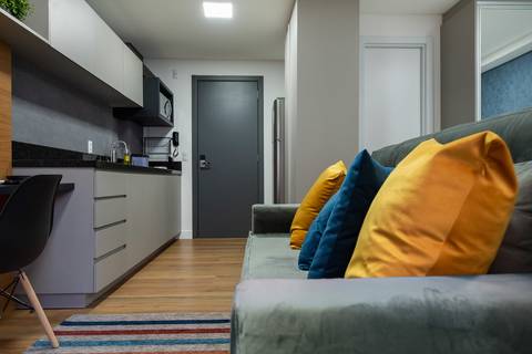 Apartment managed by Best Stay, short-therm rental company, Curitiba, Brazil'