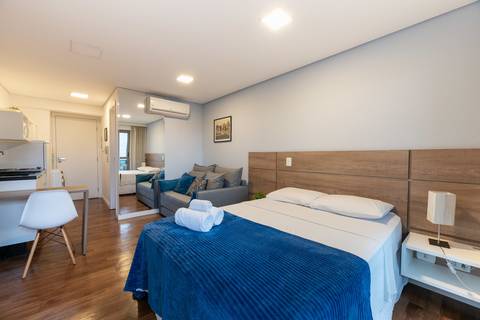 Apartment managed by Best Stay, short-therm rental company, Curitiba, Brazil'