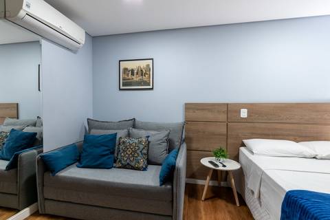 Apartment managed by Best Stay, short-therm rental company, Curitiba, Brazil'