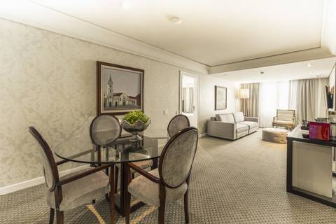 Living room at Master suite - Grand Hotel Rayon, Curitiba - Brazil'