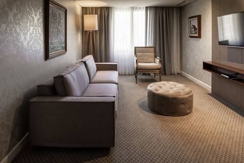 Detail in living room at master suite - Grand Hotel Rayon, Curitiba - Brazil'
