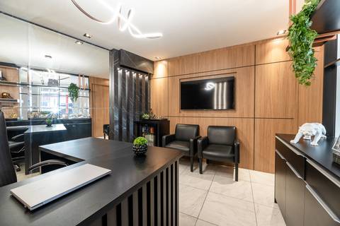 2022031101 Serra Fina Marcenaria Prime Veículos wood Interior Project Director room office Serra Fina Marcenaria'