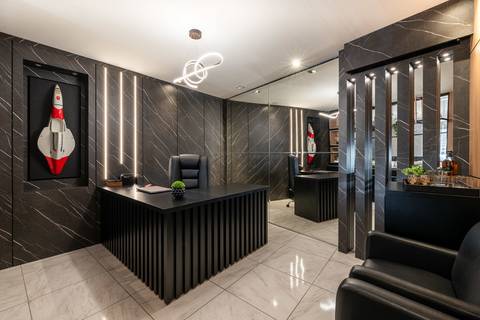 Prime Veículos wood Interior Project Director room office Serra Fina Marcenaria'