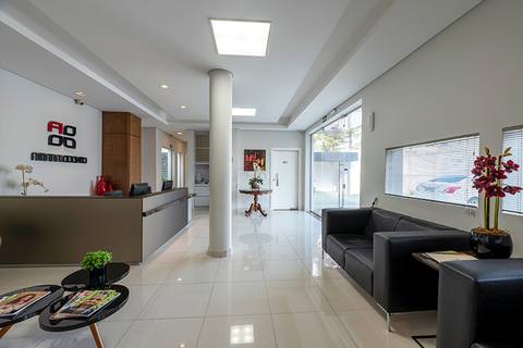 Clínica Odontológica, recepção. Curitiba - Brazil'