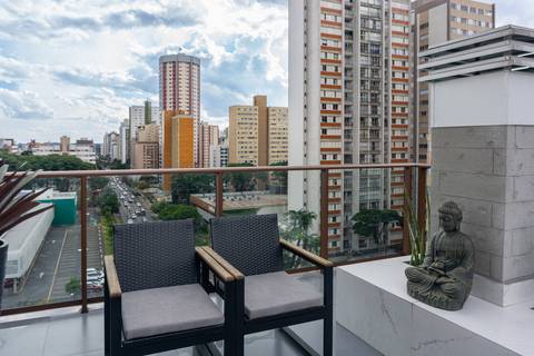 Best Stay Curitiba Parana Brazil Ed Jaya Studio terrace short stay location'