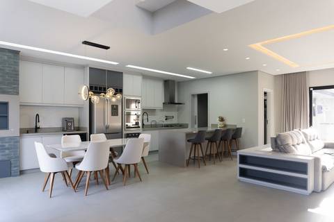 Casa Abranches project Manoella Hamati Apex Arquitetura open concept  Curitiba Brazil'