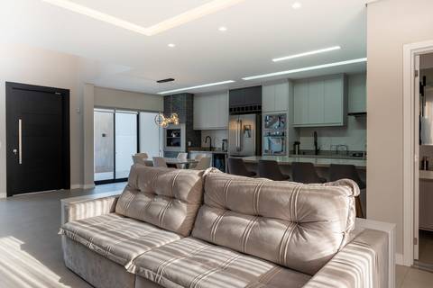 Casa Abranches project Manoella Hamati Apex Arquitetura living room Curitiba Brazil'
