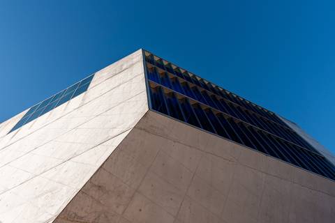 Detalhe arquitetônico Casa da Música, Porto, Portugal'