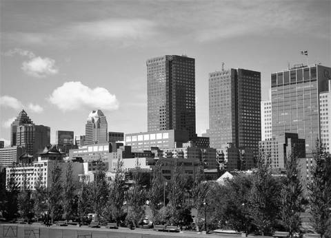 Cityscape of Montreal, Canadá'