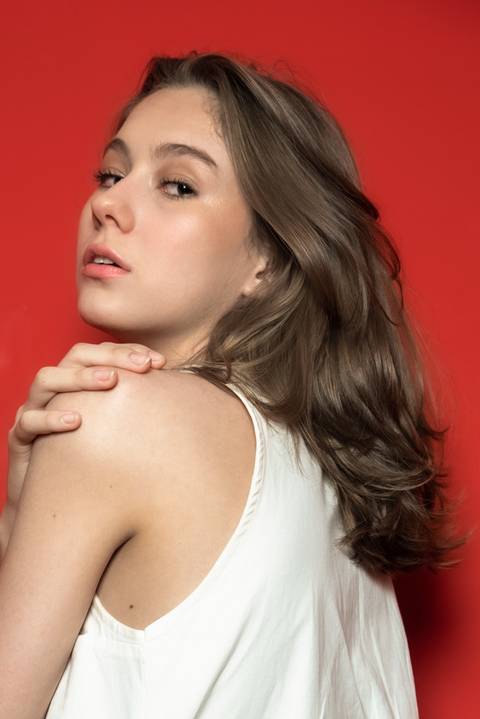 Manoella Prestes, model and actress Take Agency Curitiba - Studio photograph Omicron Photography School portrait class Curitiba Brazil'