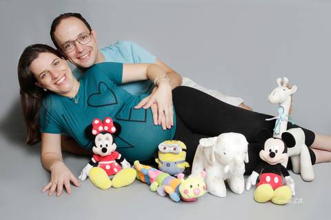 Ensaio Gestante em Estúdio'