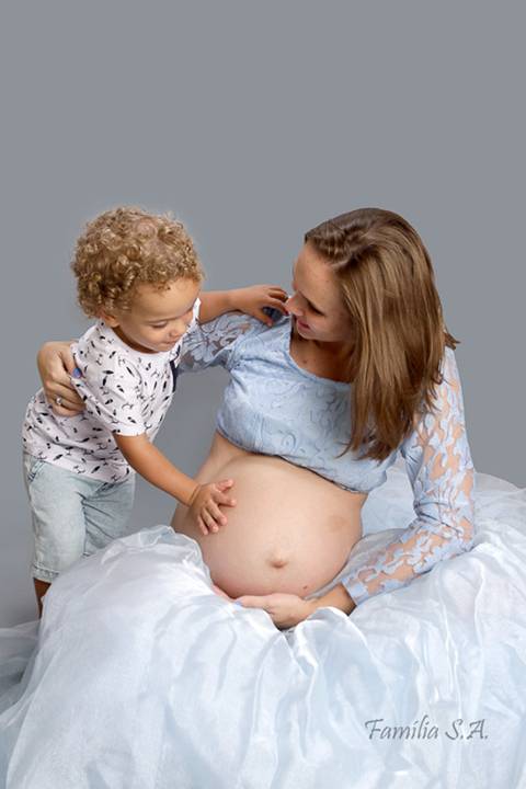 Ensaio Gestante com filhos'