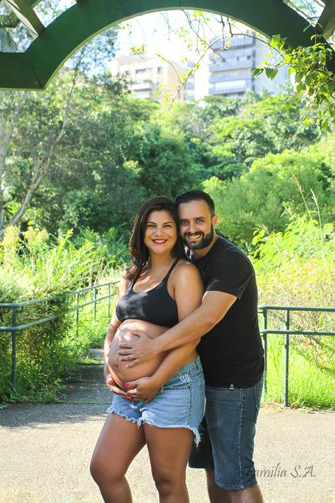 Ensaio Gestante Externo casal sp'