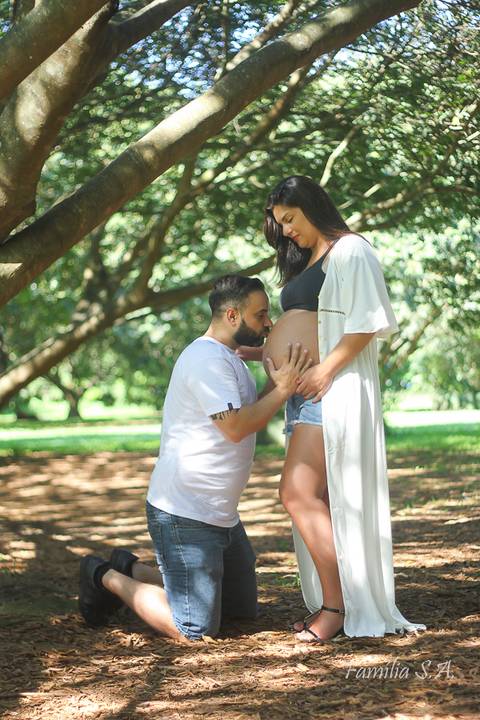 Ensaio Gestante Externo pai'