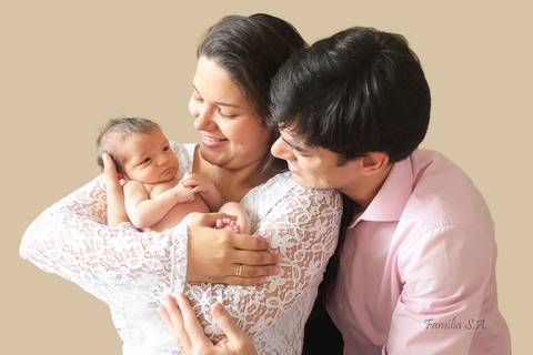 Retrato de Família Ensaio Newborn '