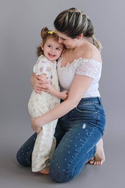 Fotografia Ensaio de Família mãe e filha'