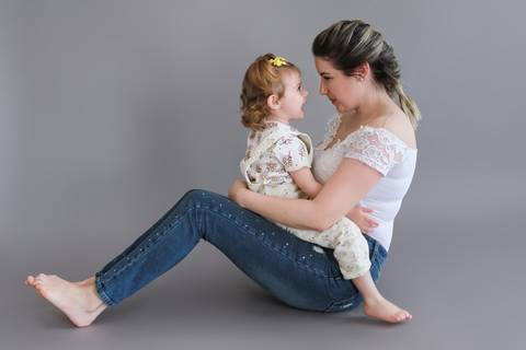 Fotografia Ensaio de Família mãe e filha'