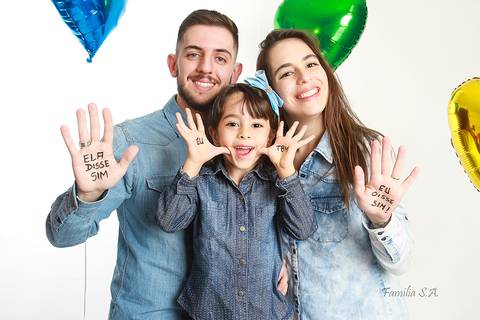 Ensaio de Casal Pedido de Noivado Surpresa Disse Sim'