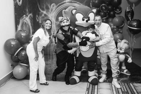 personagens vivos SONIC SAO PAULO'