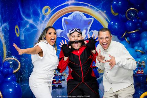 personagens vivos SONIC ROBOTNIK'