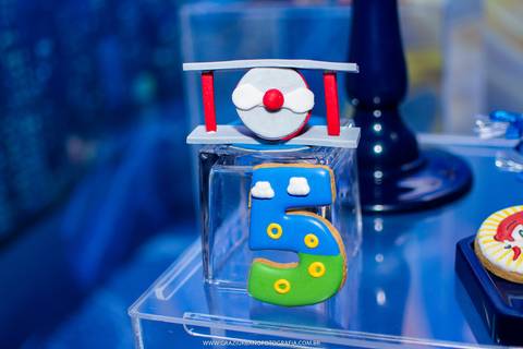 festa sonic docinhos'