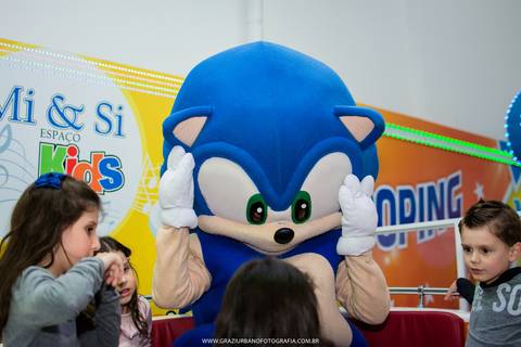 personagens vivos SONIC SAO PAULO'