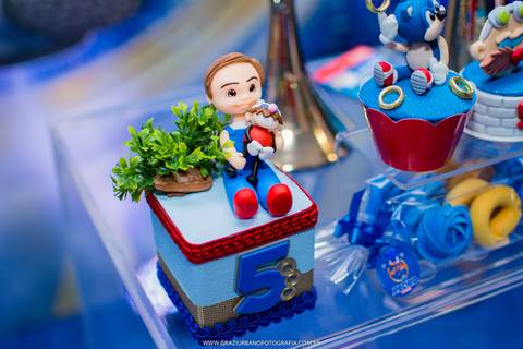 decoração sonic'