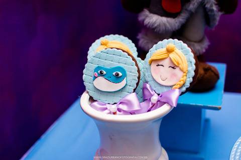 docinhos personalizados frozen'