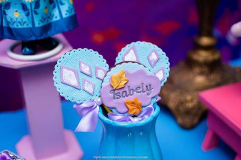 docinhos personalizados frozen'