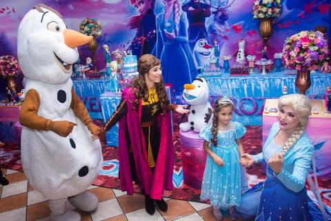 personagens vivos frozen sao paulo'