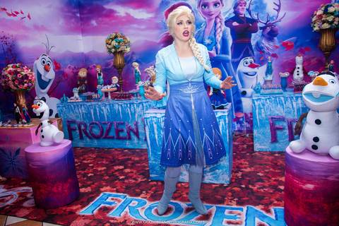 personagens vivos frozen sao paulo'