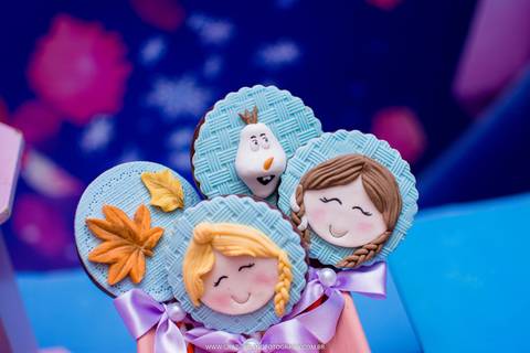 docinhos personalizados frozen'