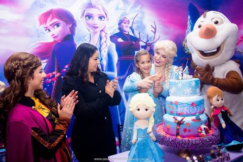 festa frozen ideias'