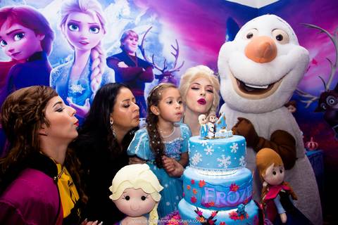 festa frozen ideias'