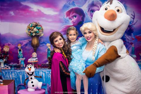 personagens vivos frozen sao paulo'