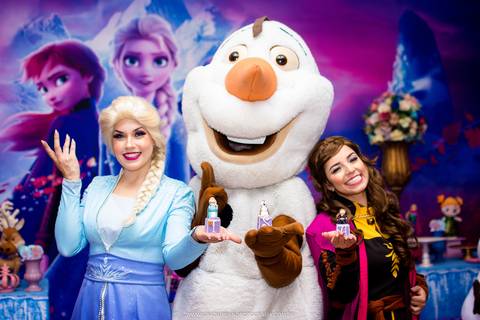 personagens vivos frozen sao paulo'