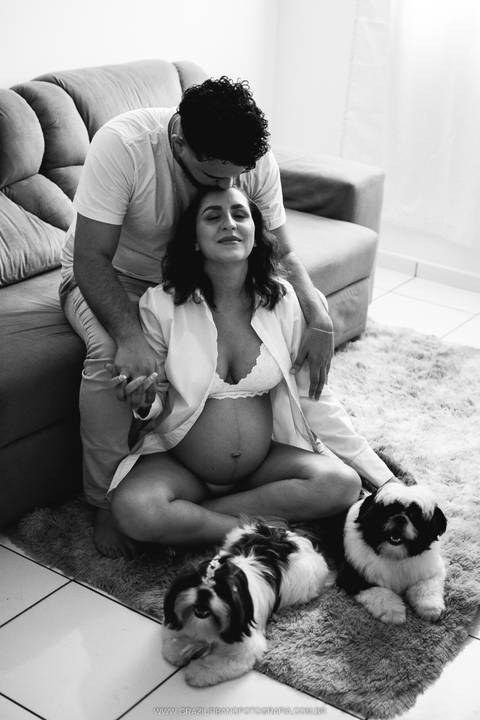 ensaio gestante lifestye em casa'