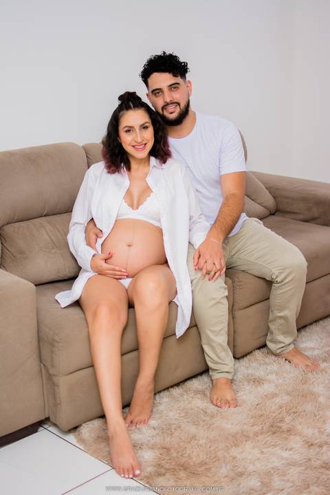 fotos de gravida em casa'