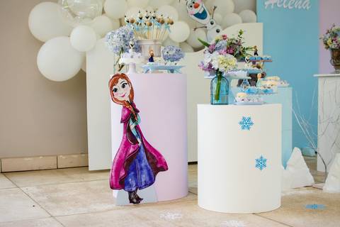 festa frozen decoração '
