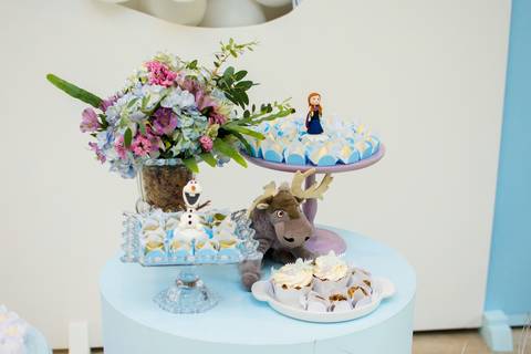 festa frozen decoração '